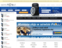 Tablet Screenshot of opony-flota.pl